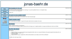 Desktop Screenshot of jonas-baehr.de