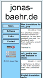 Mobile Screenshot of jonas-baehr.de